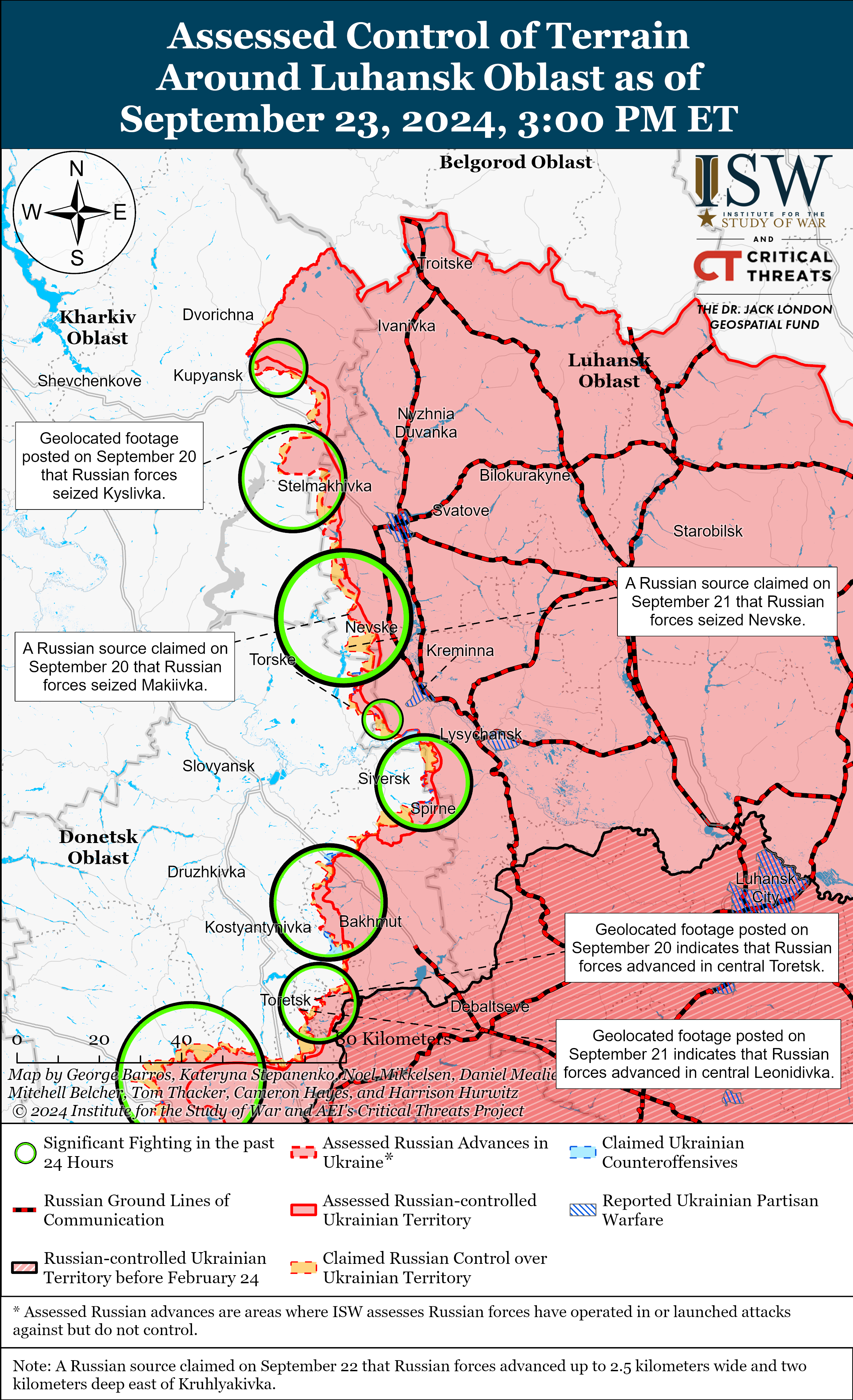 Росіяни переходять до оборони на півночі Харківської області: карти ISW